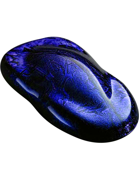 Marblized Airbrush Custom Paint Cobalt Blue