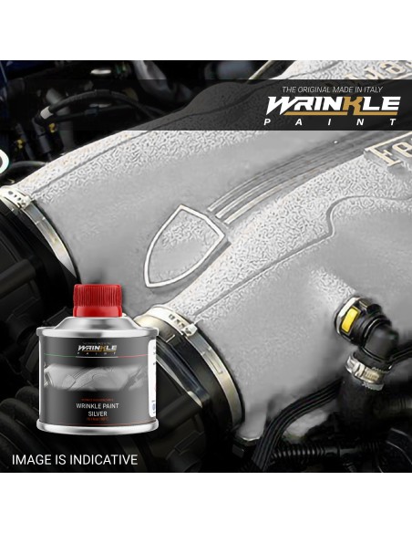 Wrinkle Paint Ferrari Silver Gray XL (Metal Gray) High Temperature - 500g
