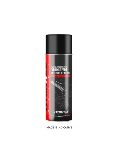 Wrinkle Spray Paint Ferrari Red High-Temperature for Engine - 400ml