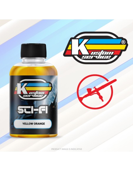 copy of Yellow Orange Acrylic Scale Model Airbrush Paint 30ML