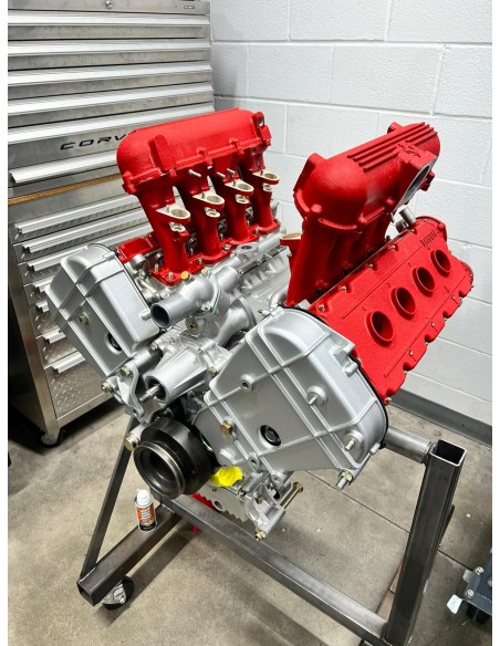 XL Ferrari Red High-Temperature Wrinkle Paint for Engine - 500g