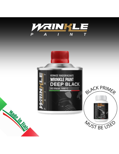 Wrinkle Paint Black Harley Davidson High-Temperature Engine - 250g