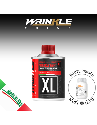 XL Ferrari Red High-Temperature Wrinkle Paint for Engine - 500g