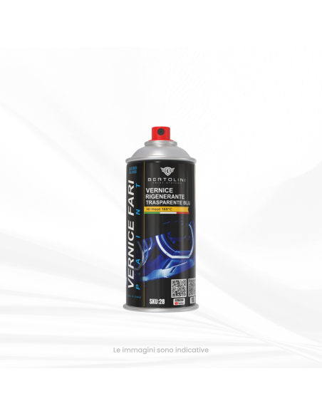HEADLIGHT BLUE CLEAR SPRAY GLOSSY PAINT