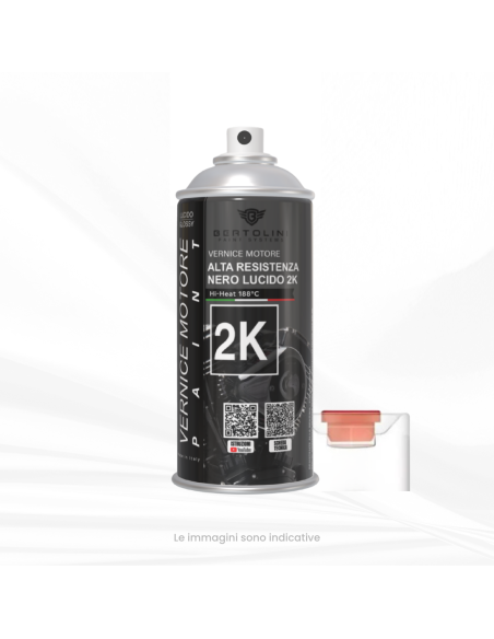 Hi Heat Brake Caliper Spray Paint Black Gloss 2K - 400ml