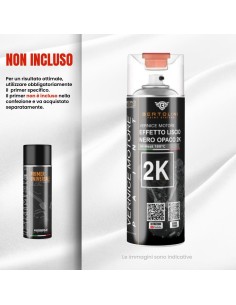 Spray 2K Engine And Brake Caliper Paint Black Satin - 400ml 2