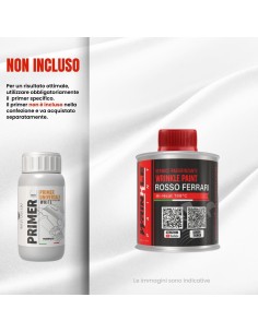 Wrinkle Paint Ferrari Red High-Temperature Engine - 250gr 2