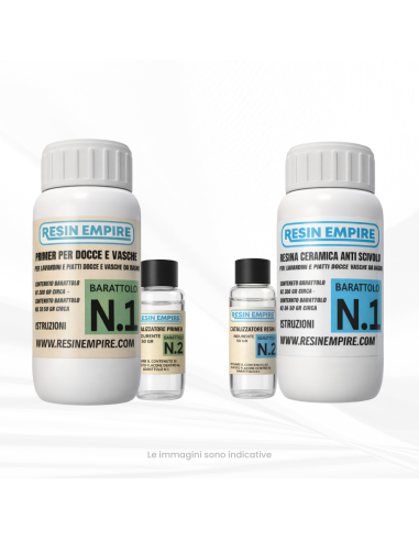 Resina Epossidica Colorata per Piatti Doccia -...