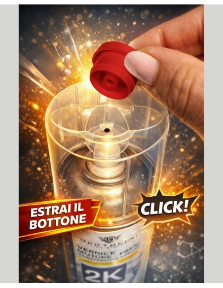 TRANSPARENT GLOSS 2K SPRAY - High Temperature Engine and Brake Caliper Paint - 400ml