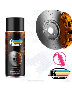 Brake Caliper Neon Paint Hi Heat Orange Neon - 400ml