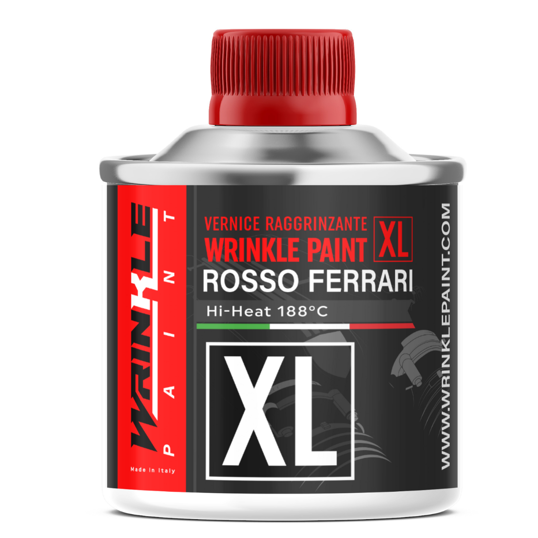 Wrinkle Paint For FERRARI RED XL Original Engine High Heat - 500 gr